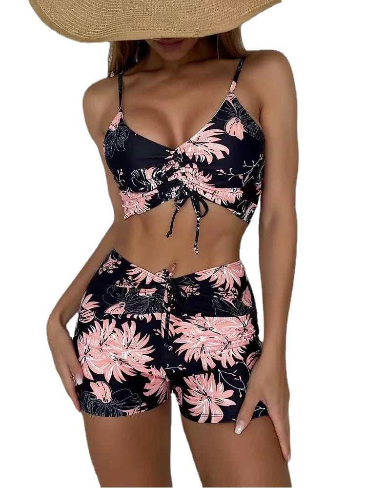 Ensemble Bikini Taille Haute Floral