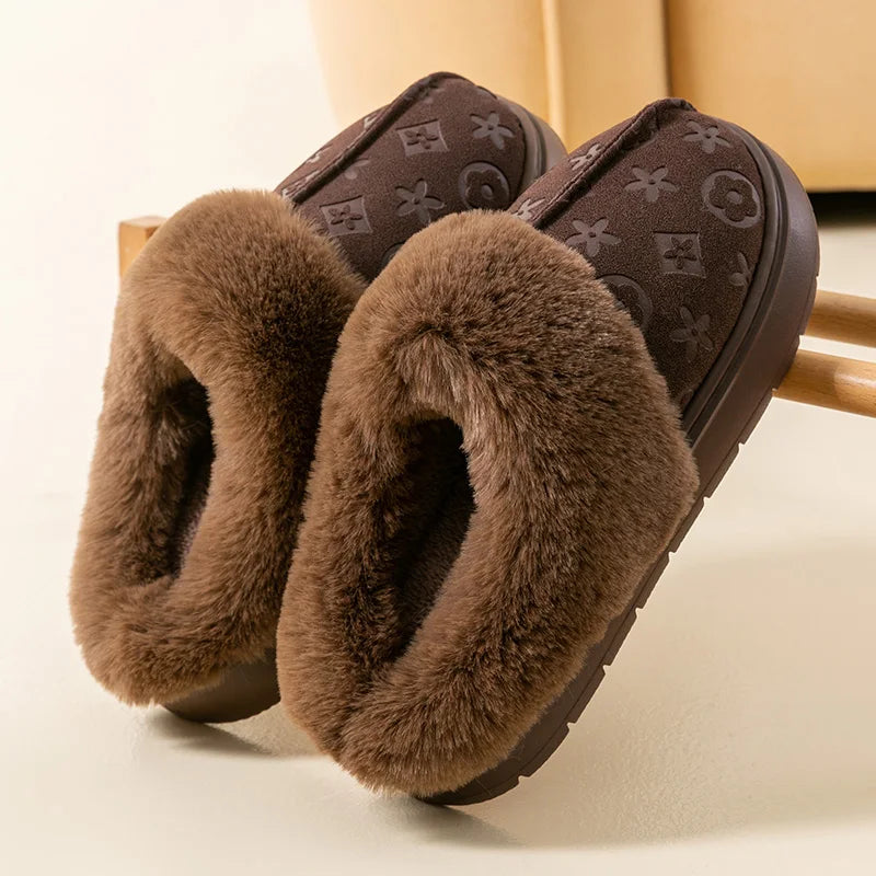 Chaussons en coton pour femme