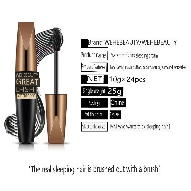 4D Silk Fiber Eyelash Mascara 2 in 1 Waterproof