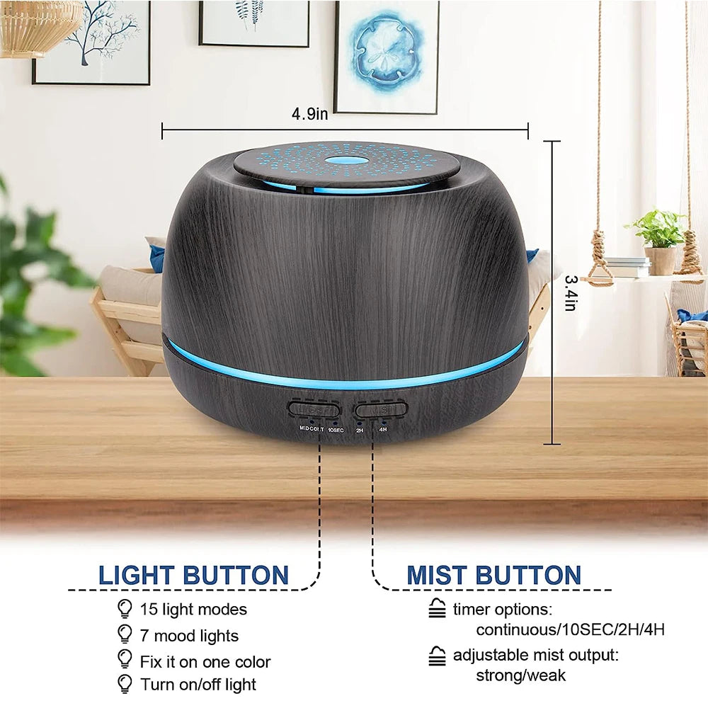 300 ml essential oil diffuser with remote control