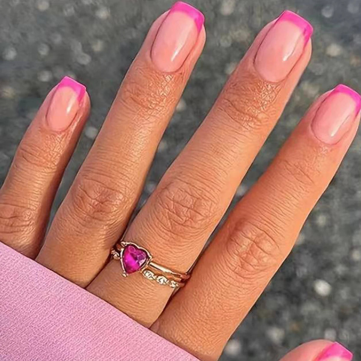 Set de 24 Faux Ongles Press-On