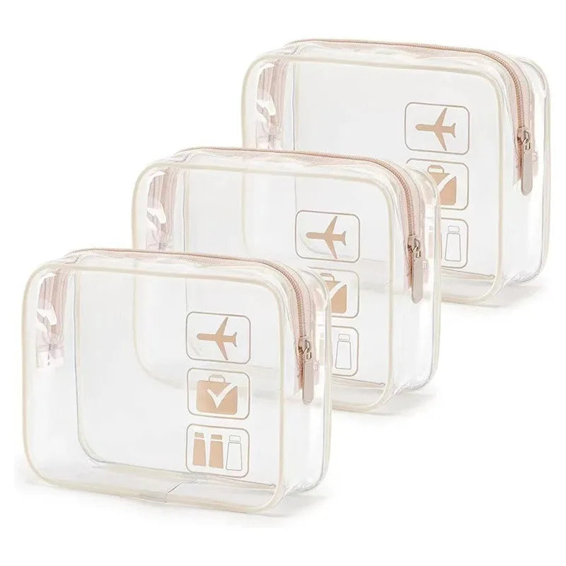 Trousse Transparente avec Fermeture Zippée