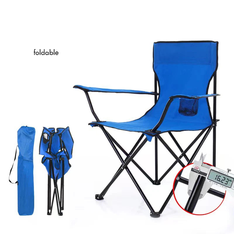 Chaise de Camping Pliante Portable avec Sac de Transport