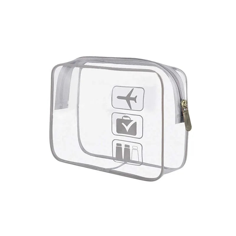 Trousse Transparente avec Fermeture Zippée