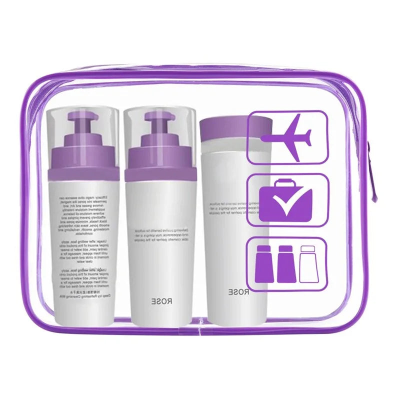 Trousse Transparente avec Fermeture Zippée