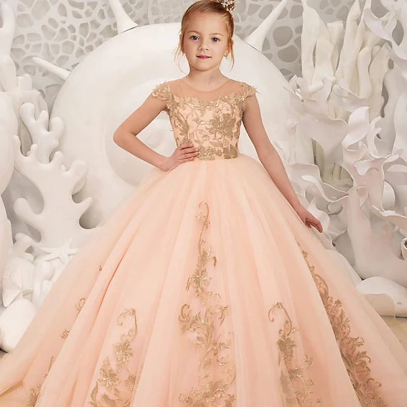 Robes de première communion de luxe en Tulle