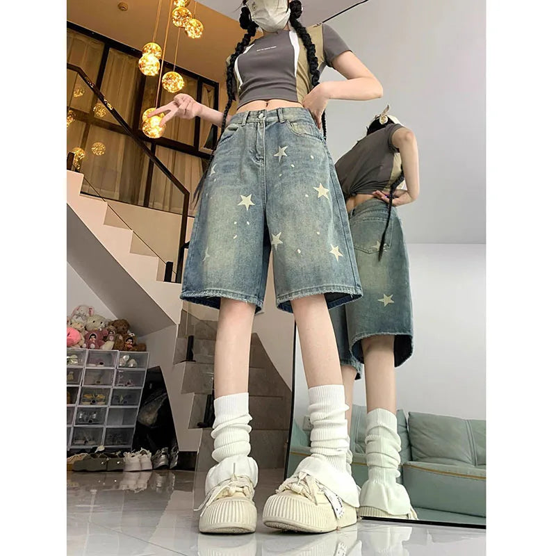Short en Jean Vintage Femme