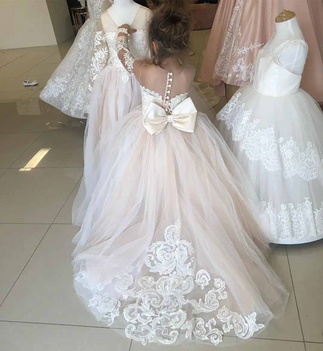 Robe annonceuse de mariage 3 à 9 ans