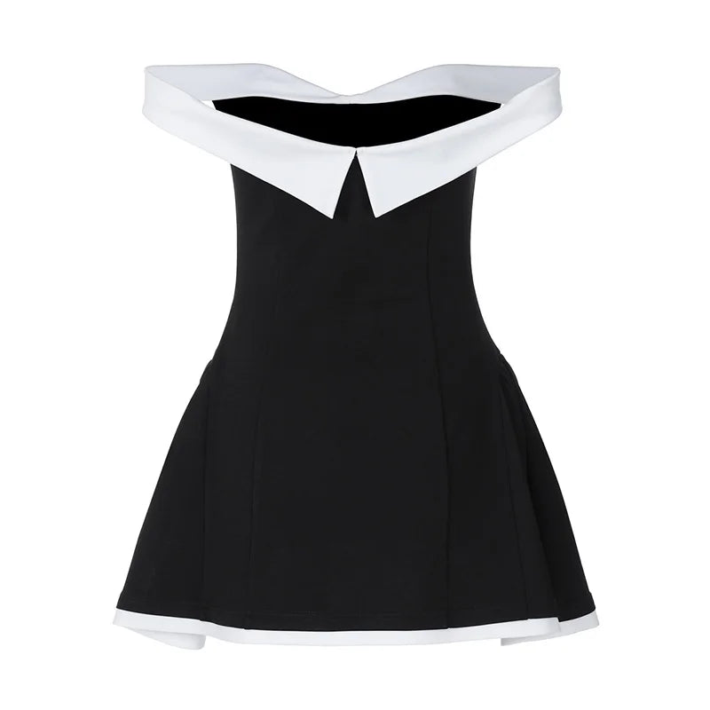 Robe Courte Bustier d’Été Femme