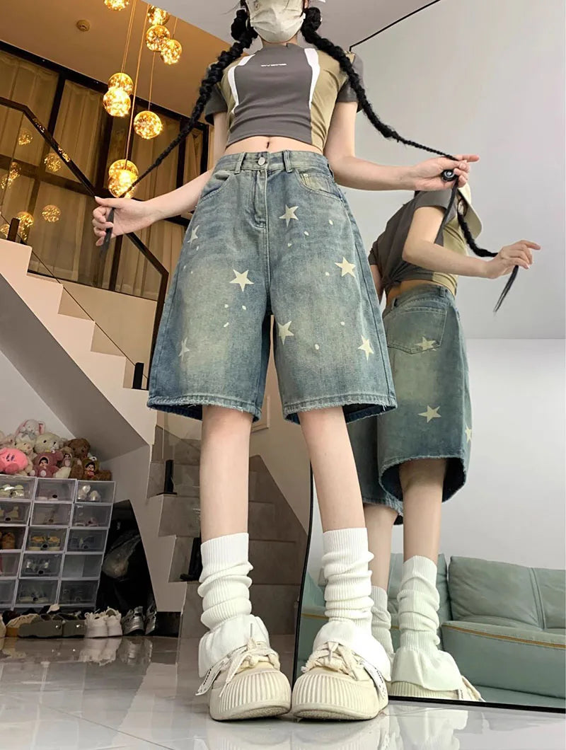 Short en Jean Vintage Femme