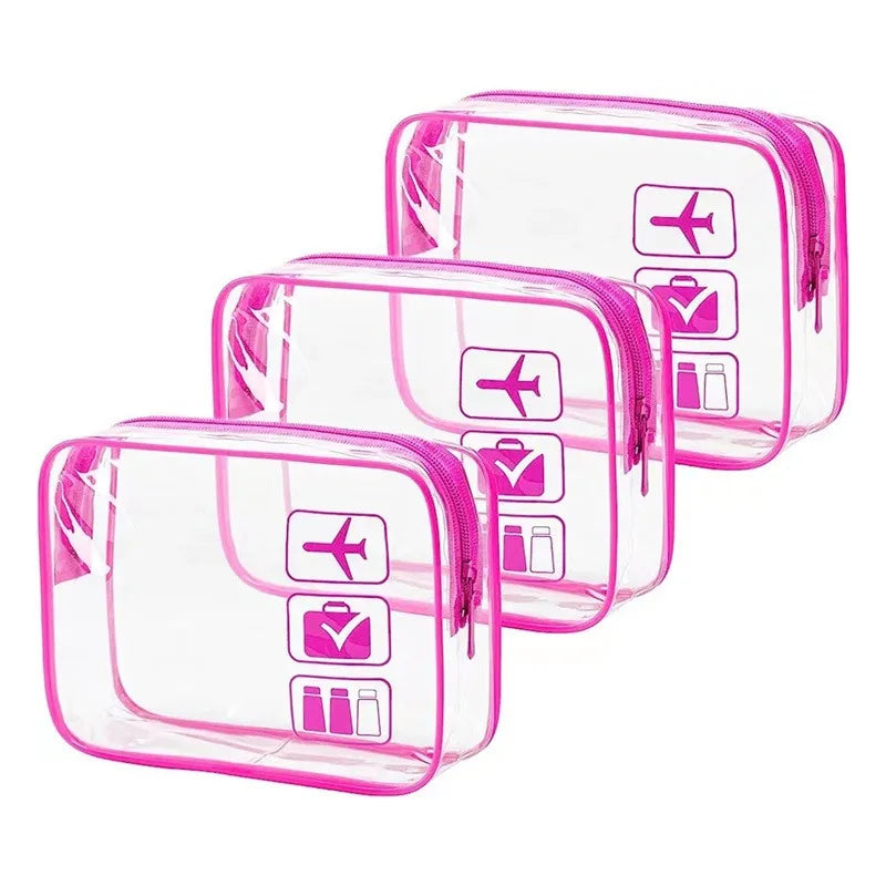 Trousse Transparente avec Fermeture Zippée