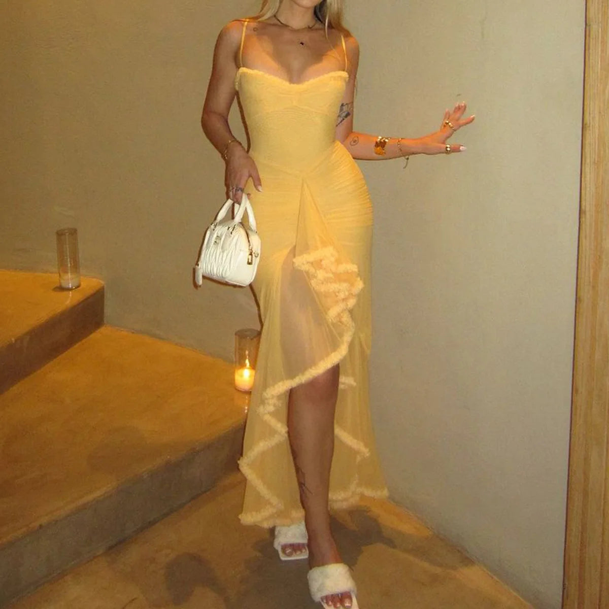 Robe de Soirée Longue Femme