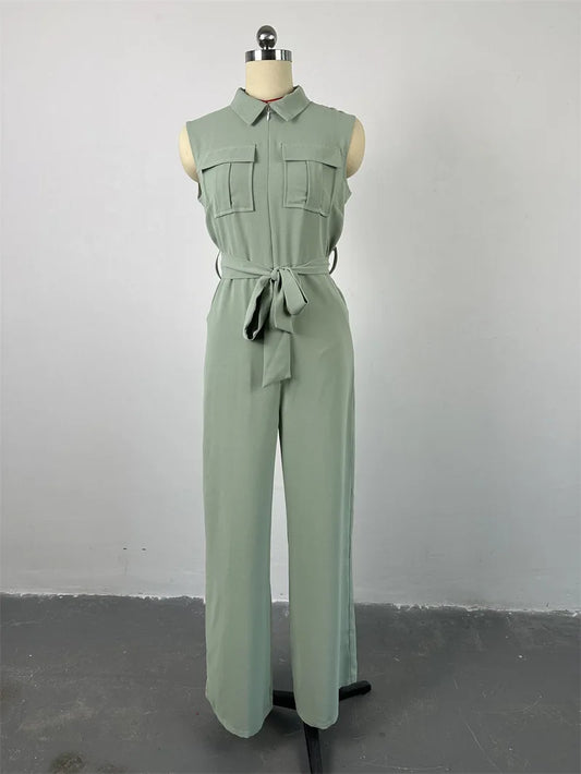 Sleeveless jumpsuit