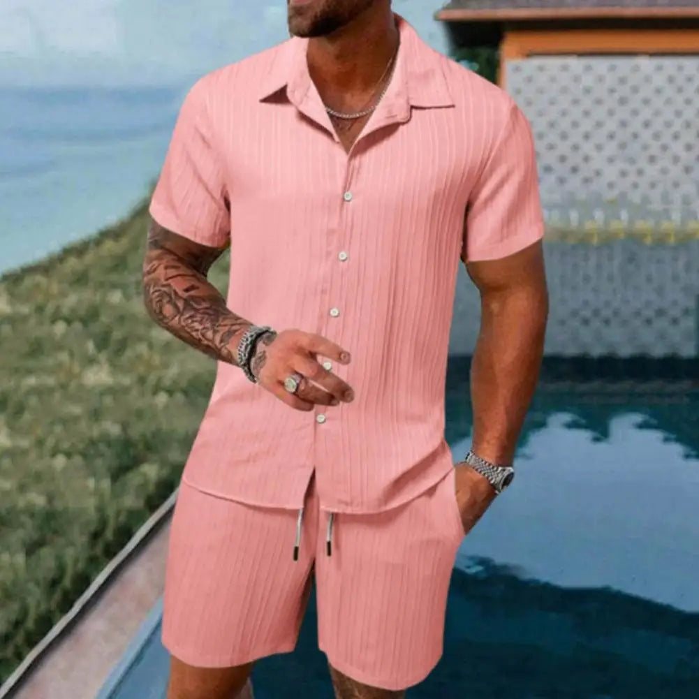 Casual Shirt and Shorts Set