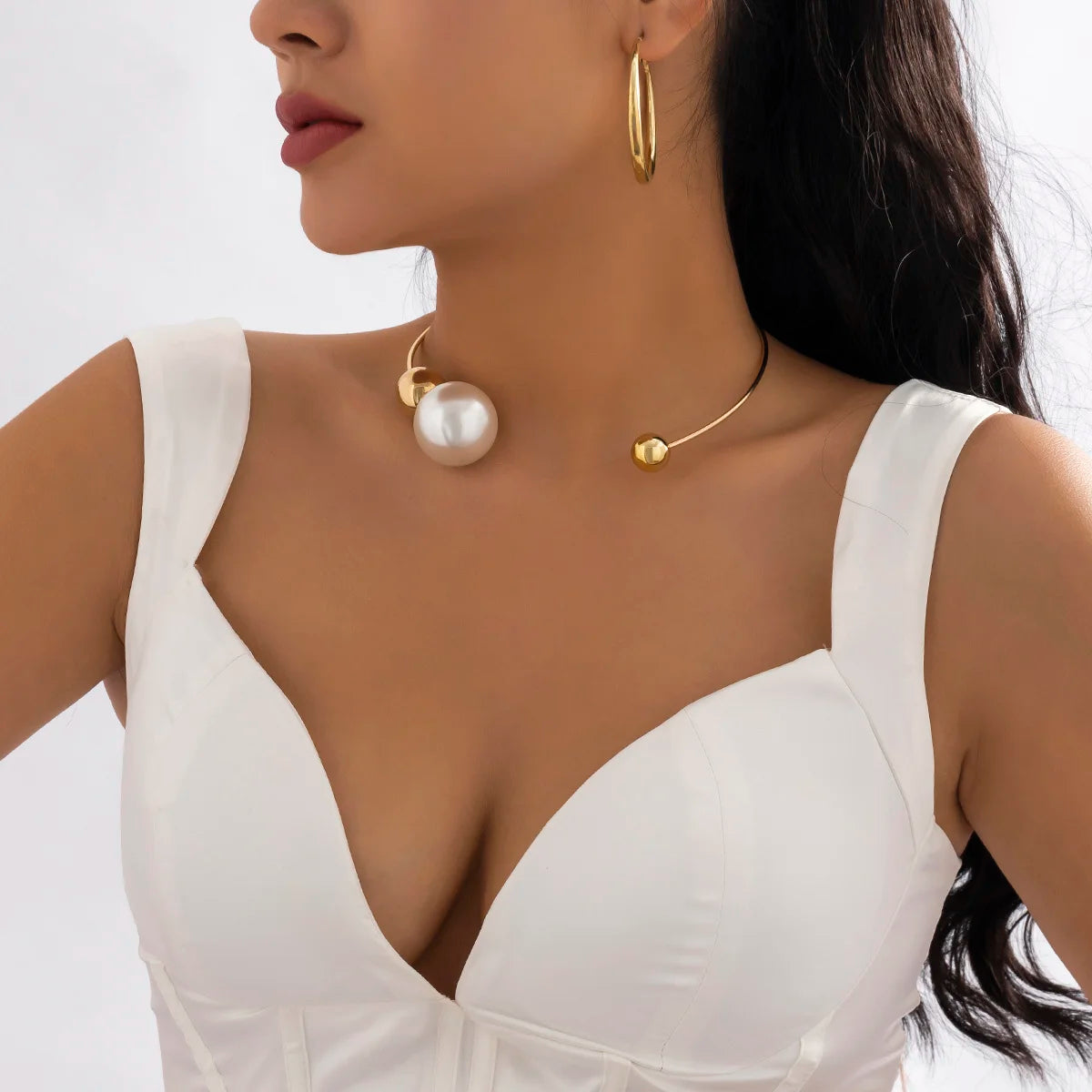 Collier Cercle de Cou Élégant pour Femmes