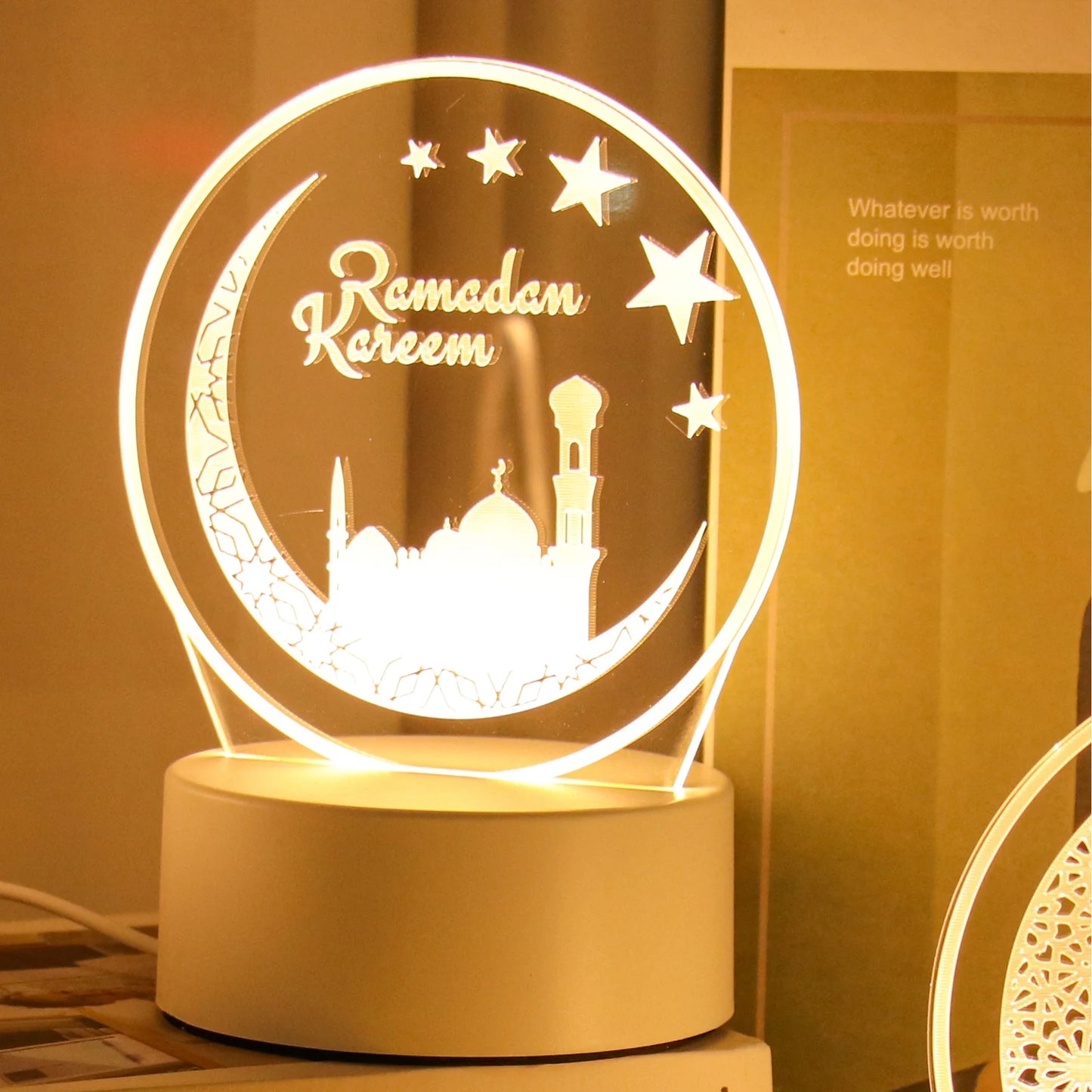 Decorative night light for Muslim