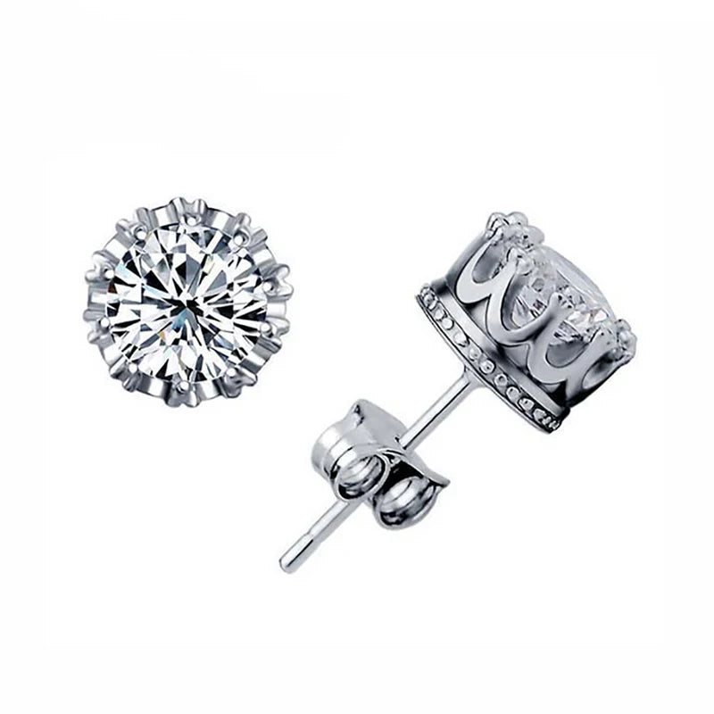 Crystal earrings for men and women