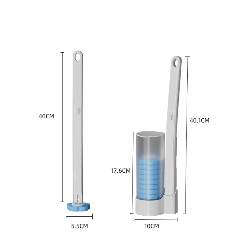 Brosse de toilette et tête de brosse remplaçable salle de bain et WC