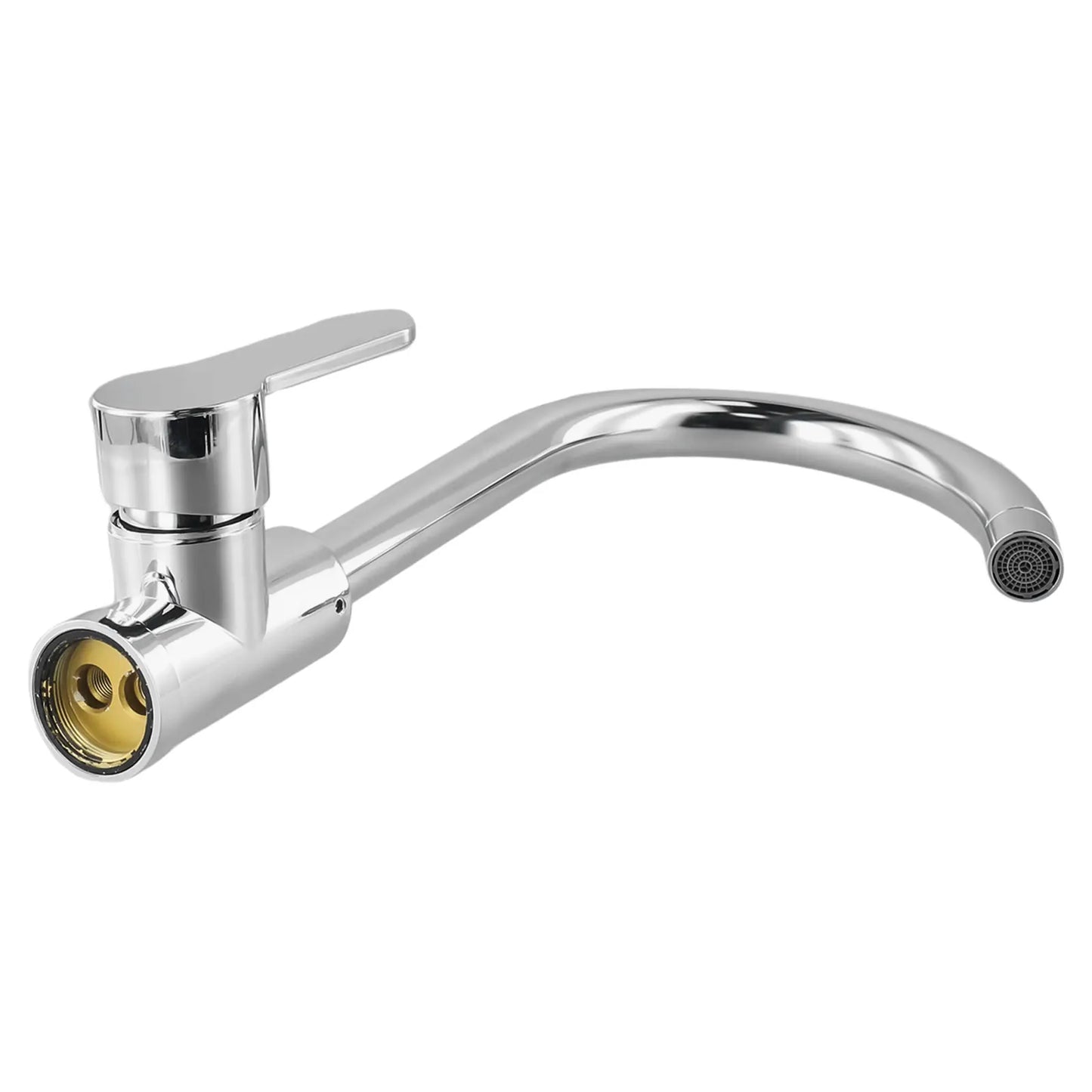 Stainless steel kitchen faucet