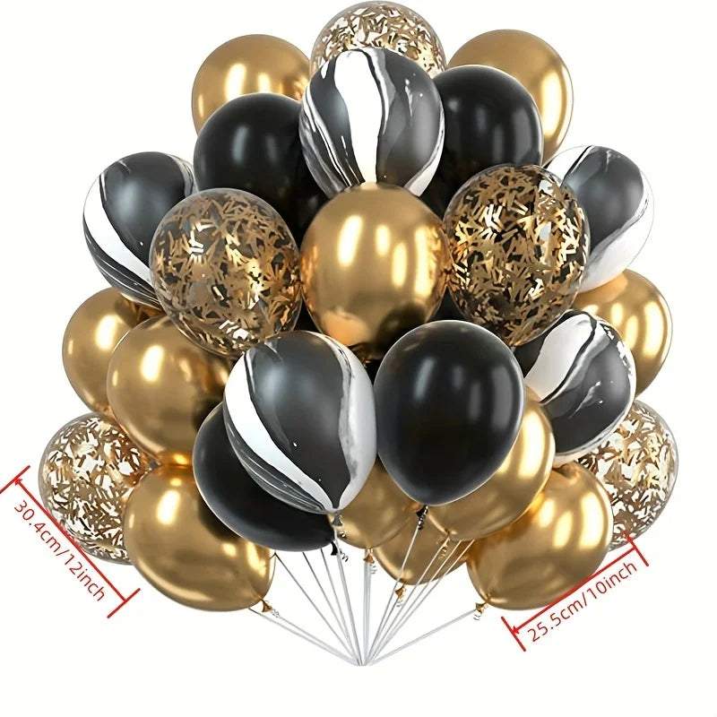 Ensemble de 30 Ballons en Feuille d'Aluminium