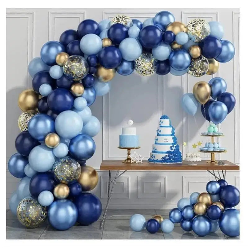 Arche de 72 pcs de ballon bleu décoratif