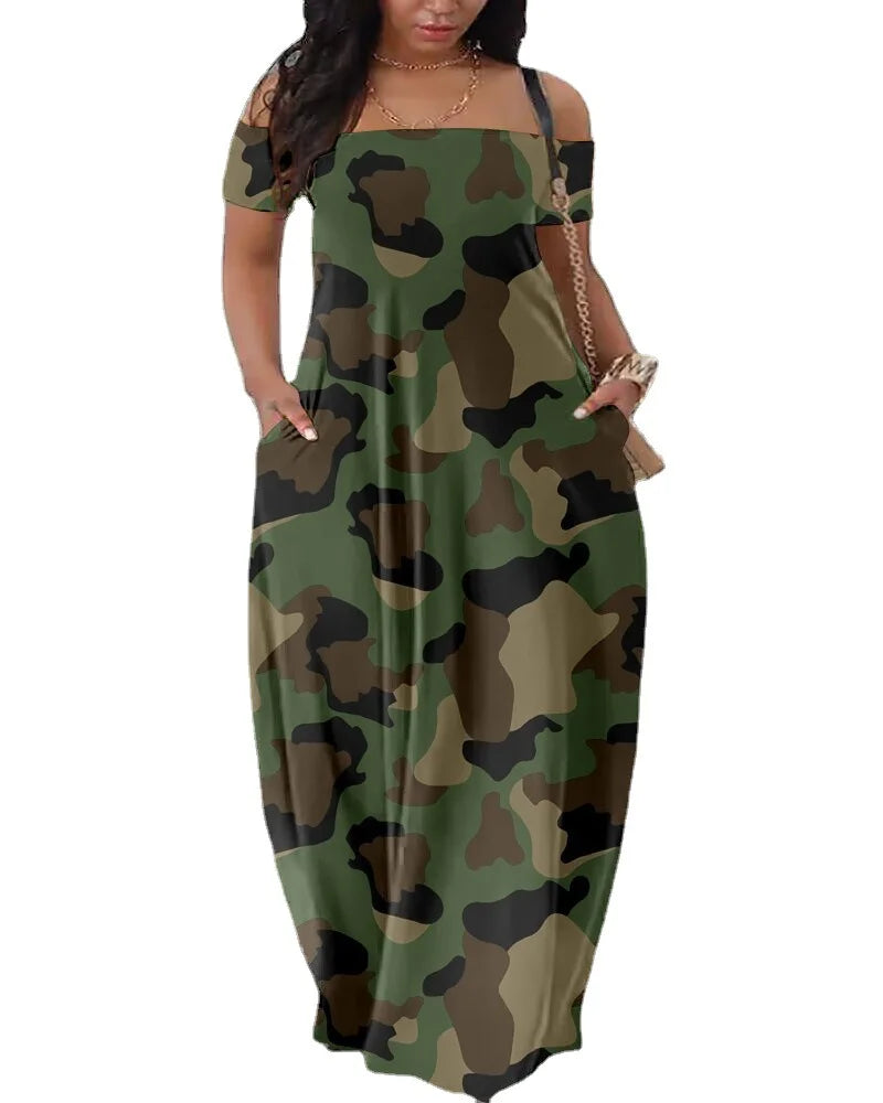 Robe Maxi Impressionnante pour Femmes Africaines