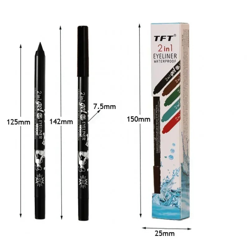 Crayon Gel 2 en 1 Eyeliner & Lip Liner