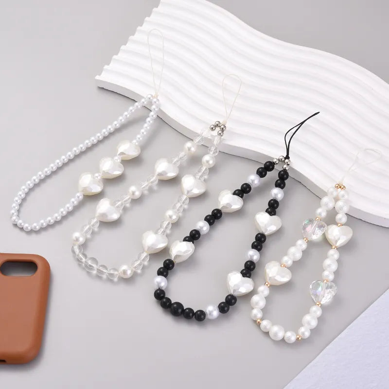 Pearl Mobile Phone Chain Women