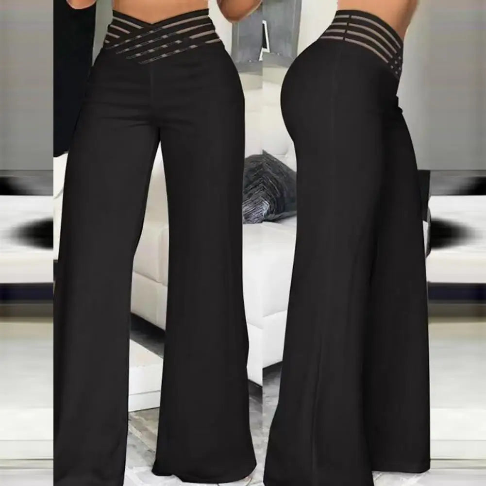 Women's High Waisted Flared Pants