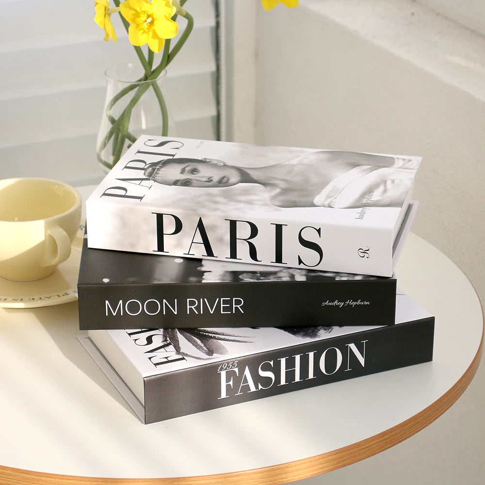 3 Faux Livres Ouvrables pour Décoration