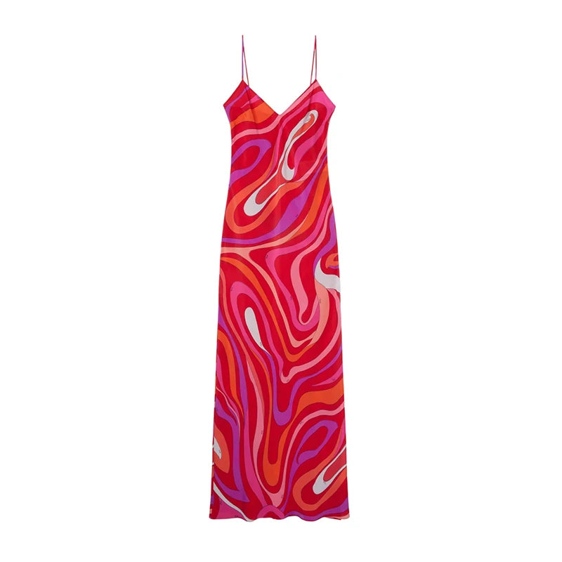 Robe Longue Femme Imprimée