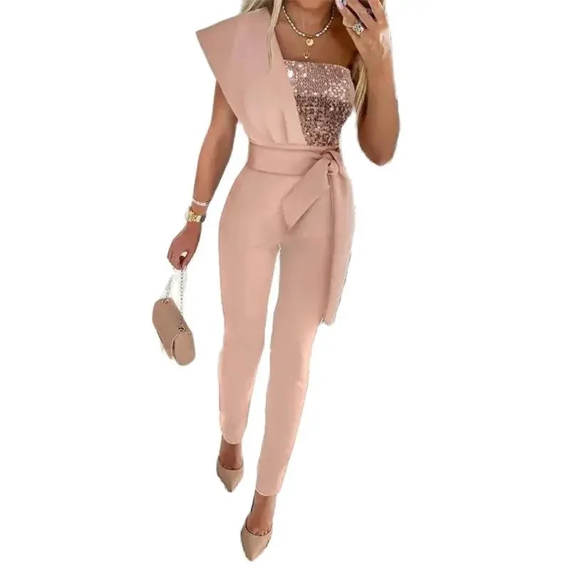 Women's sequined jumpsuit