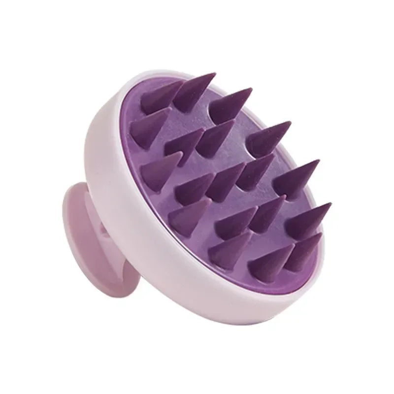 Brosse de Massage Cuir Chevelu en Silicone