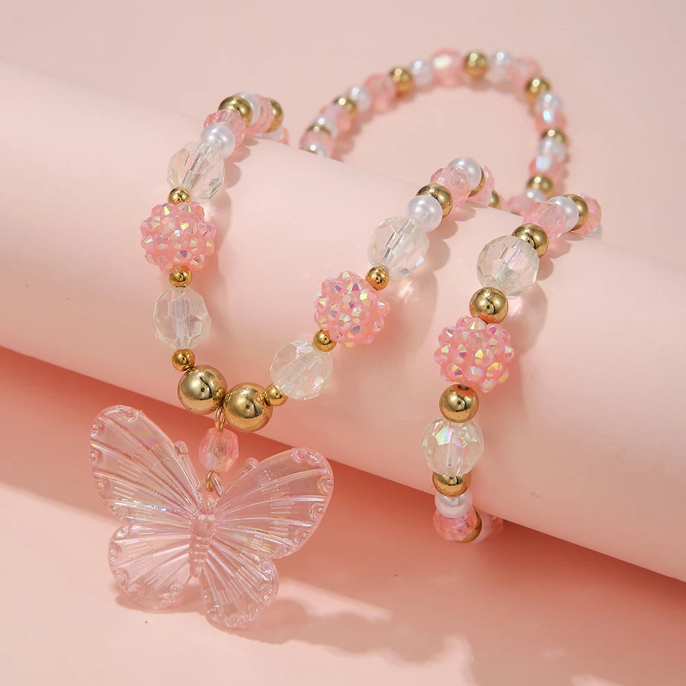 Ensemble de bracelet & collier princesse pour enfant