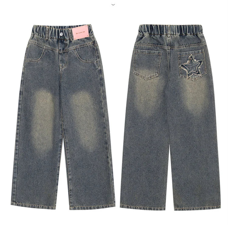 Pantalon Isolée en Denim pour Adolescent