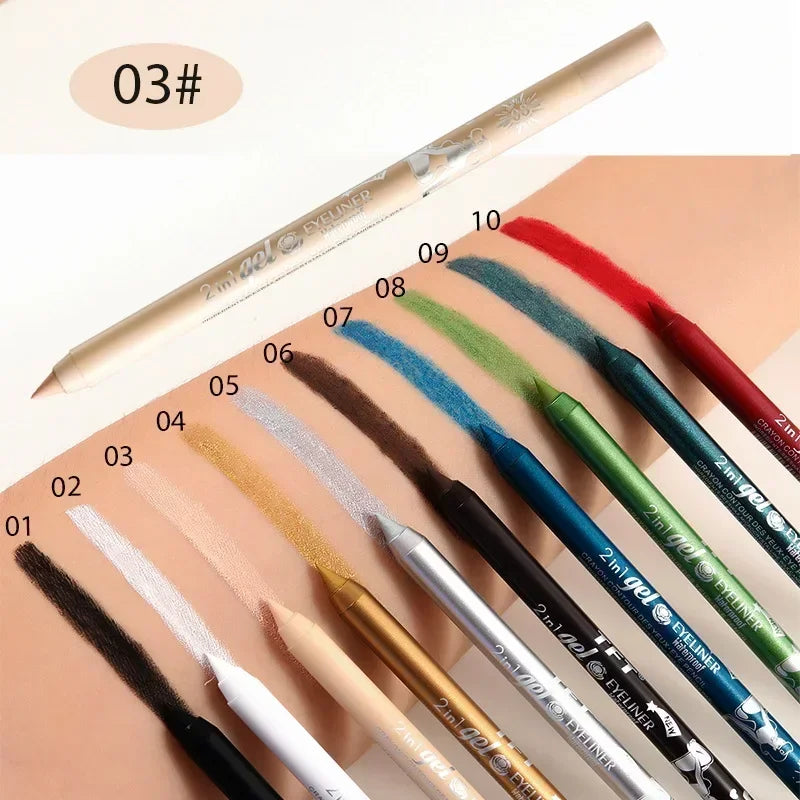 Crayon Gel 2 en 1 Eyeliner & Lip Liner