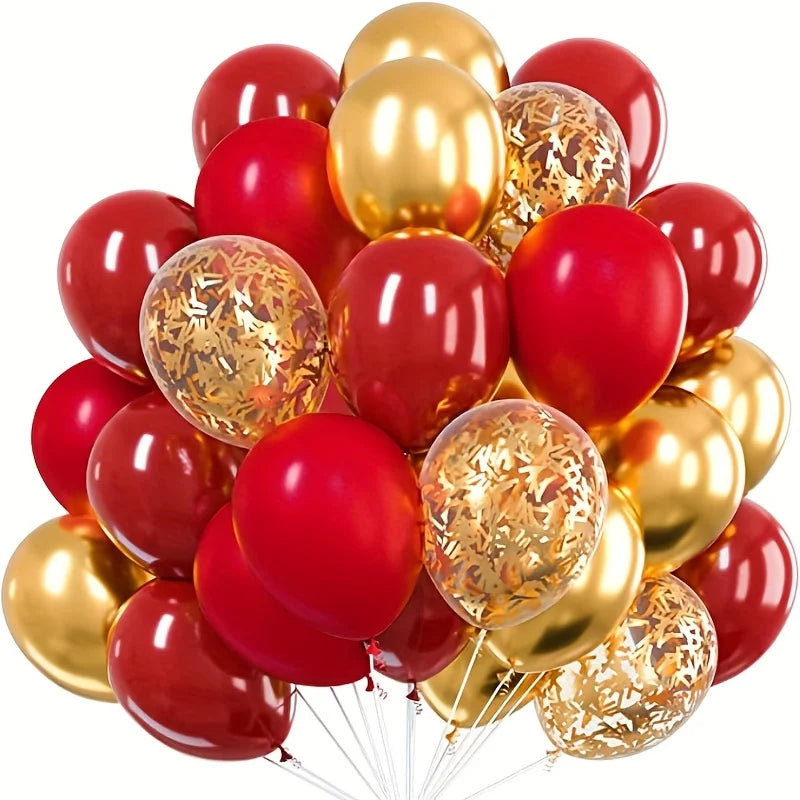 Ensemble de 30 Ballons en Feuille d'Aluminium