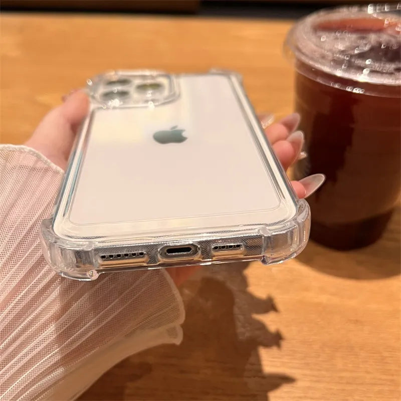 Coque transparente antichoc pour iphone