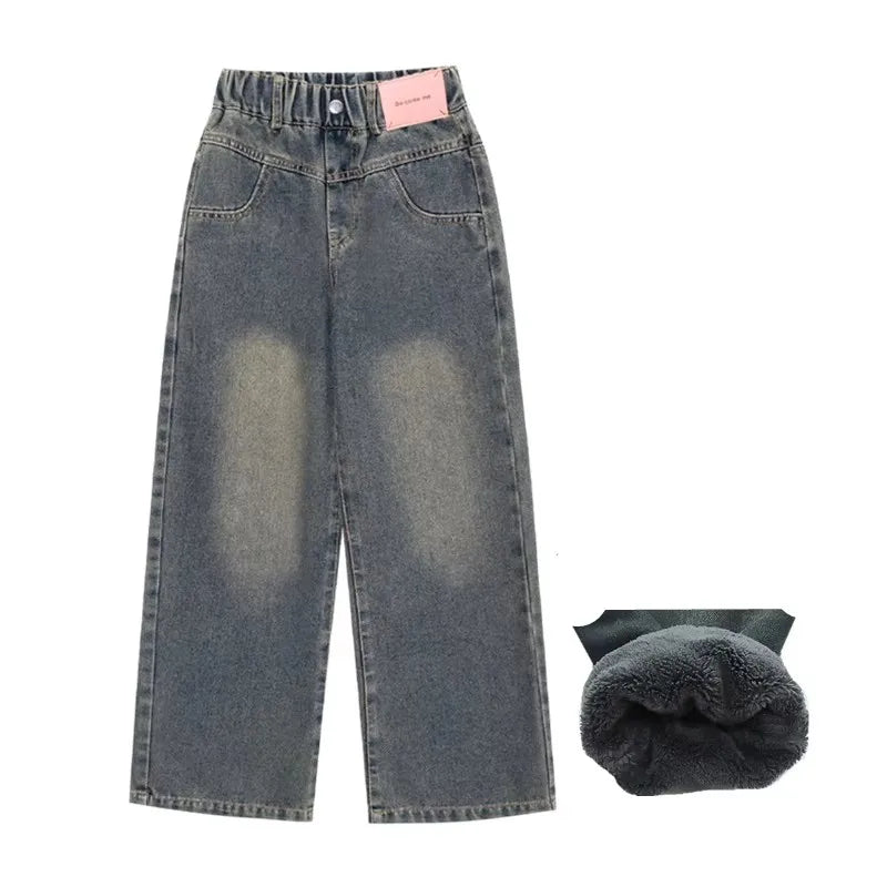 Pantalon Isolée en Denim pour Adolescent