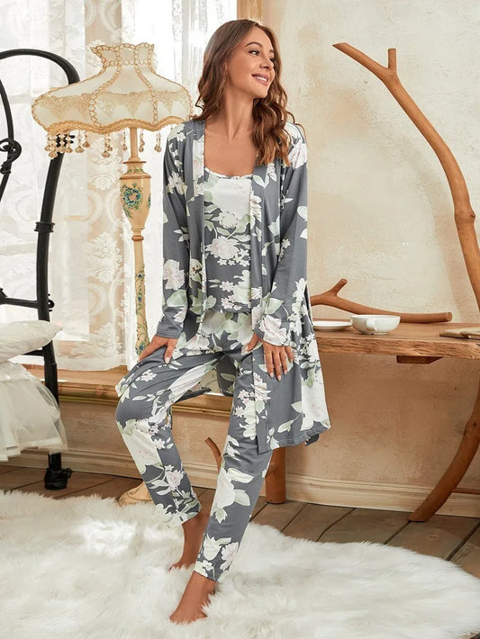 Ensemble Pyjama 3 Pièces Femme