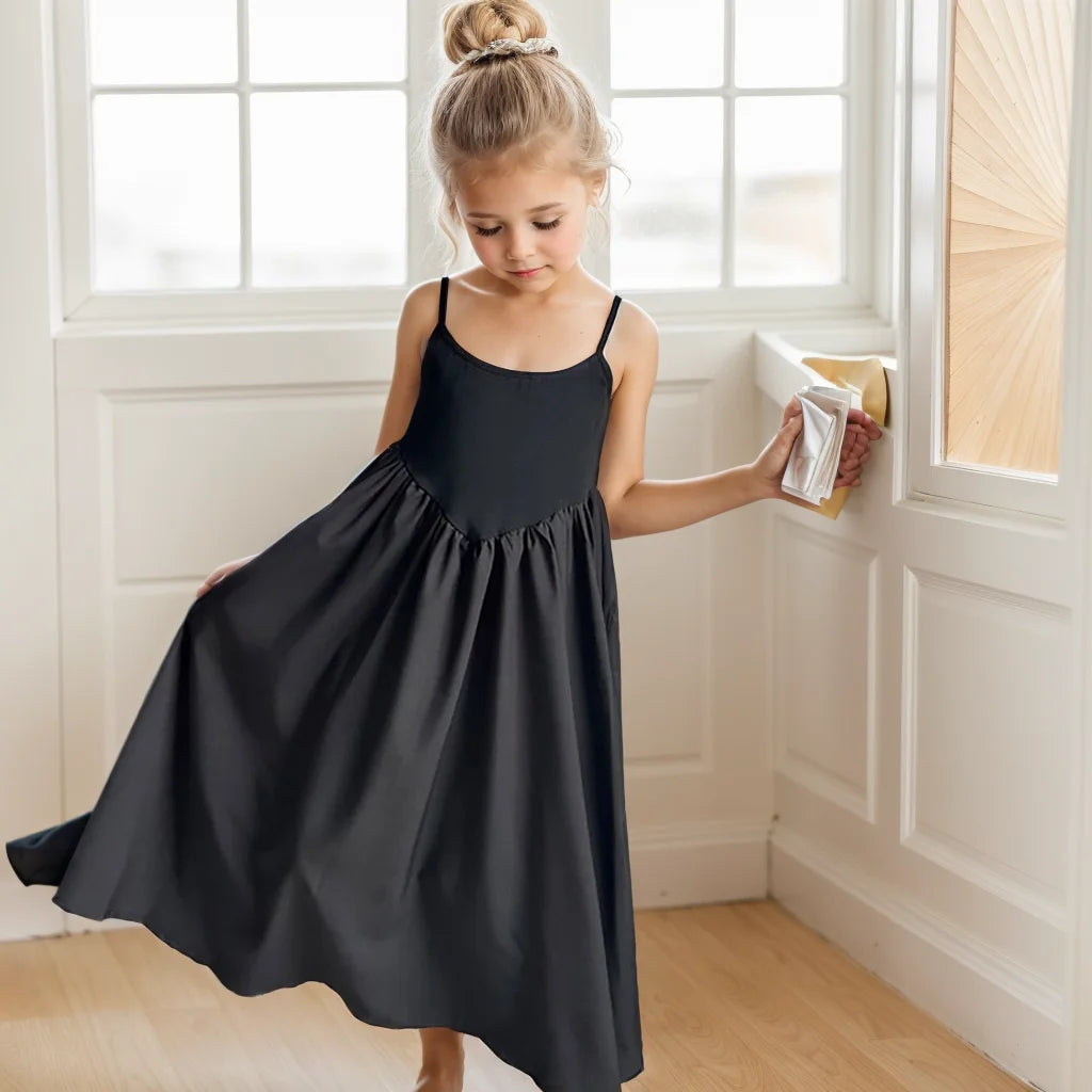 Robe Enfant Couleur Unie pour Filles