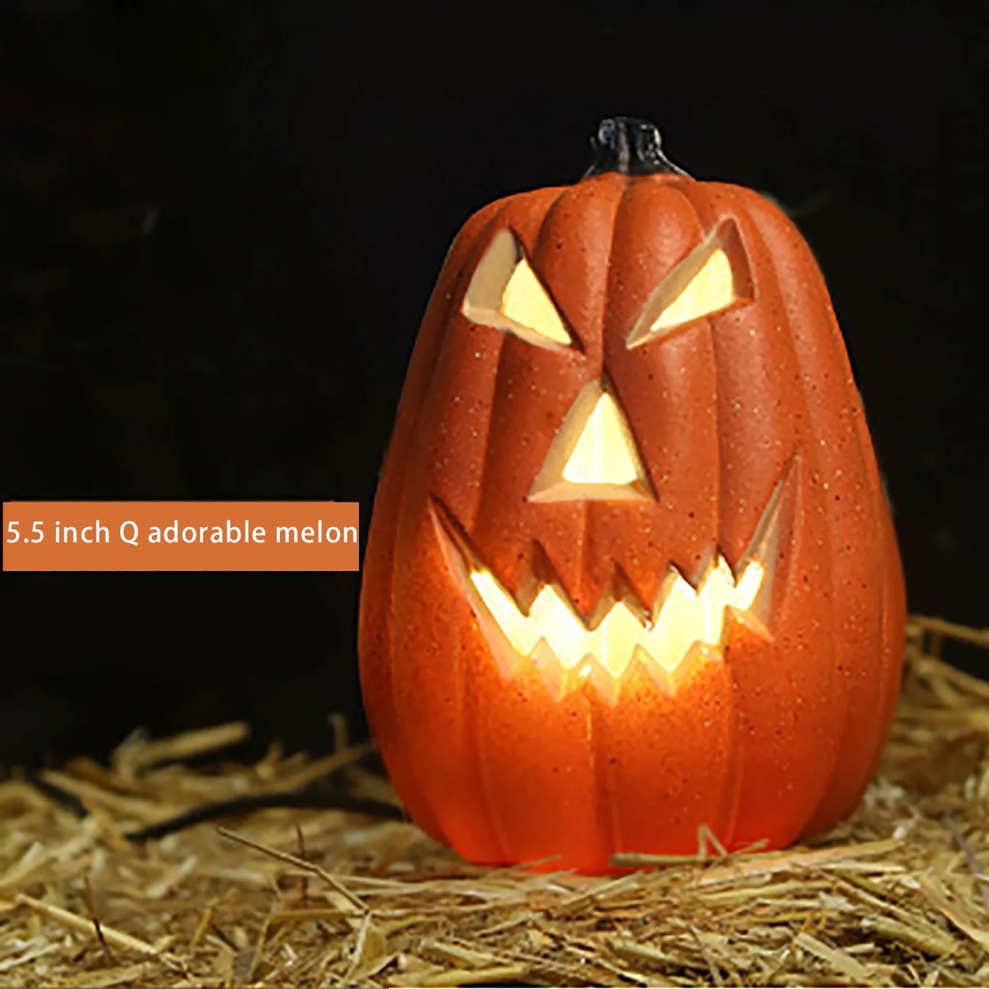 Lanterne LED Citrouille Halloween