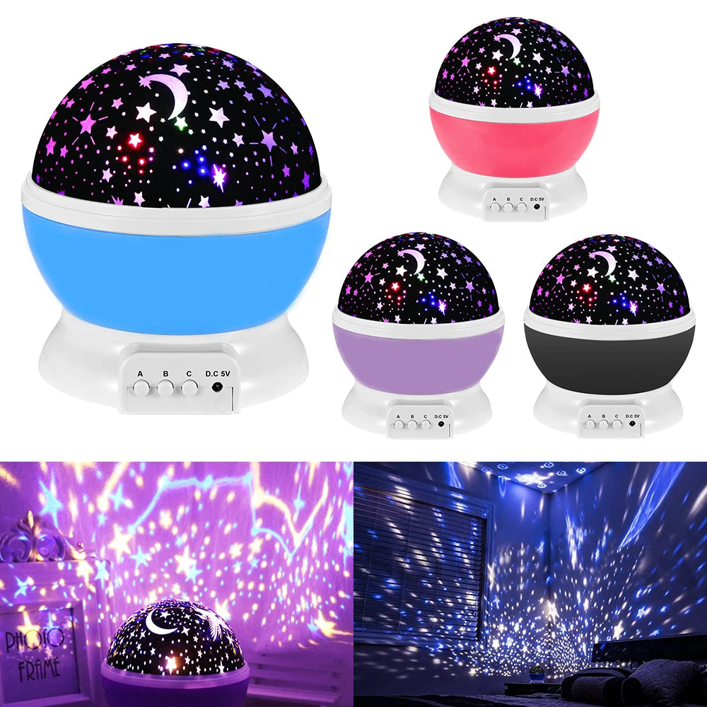 Star projector night light