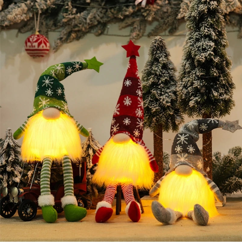 Noël Gnome Poupée Veilleuse