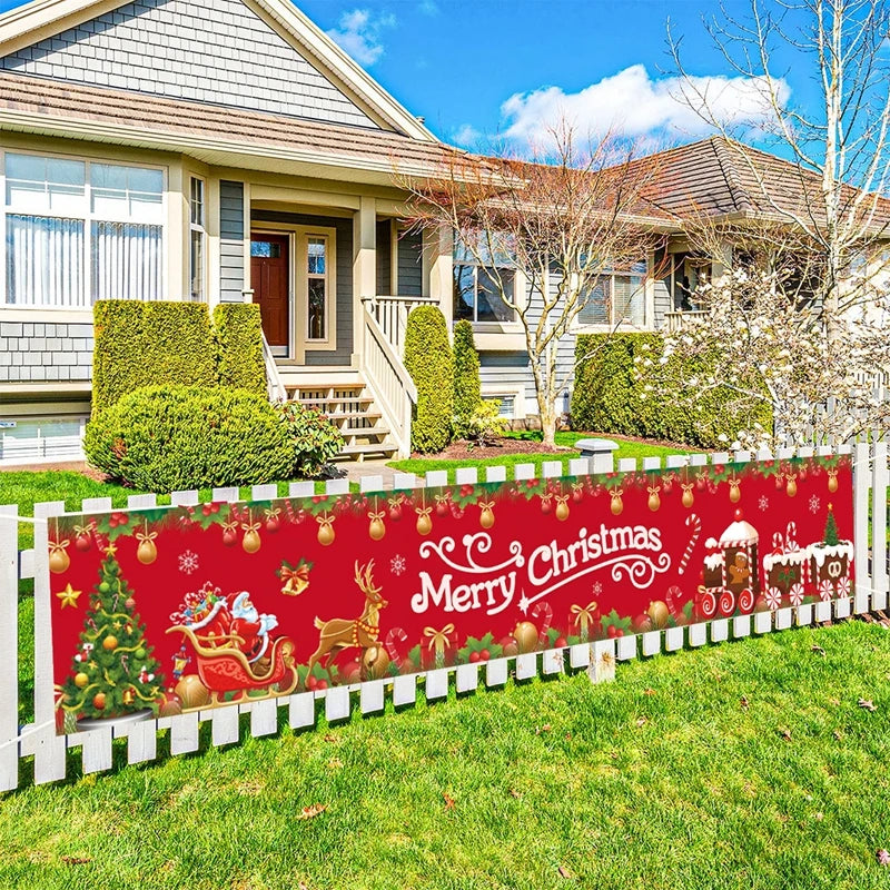 Bannière Extérieure de Noël "Joyeux Noël"