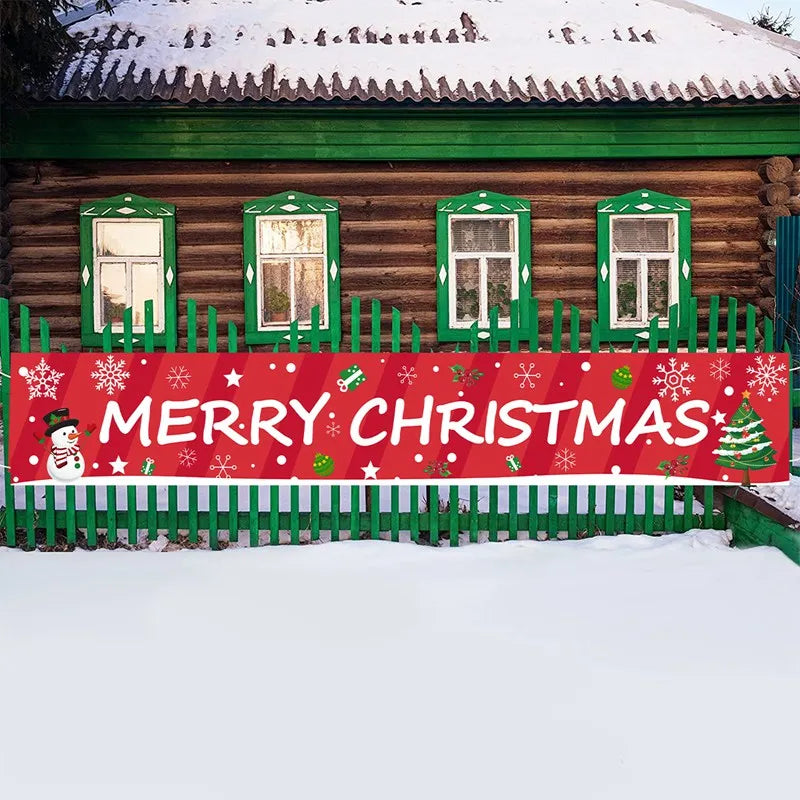 Bannière Extérieure de Noël "Joyeux Noël"