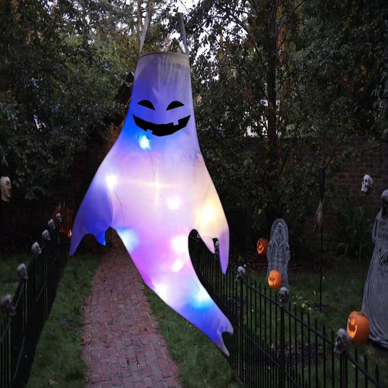 Fantôme Suspendu Lumineux LED Halloween