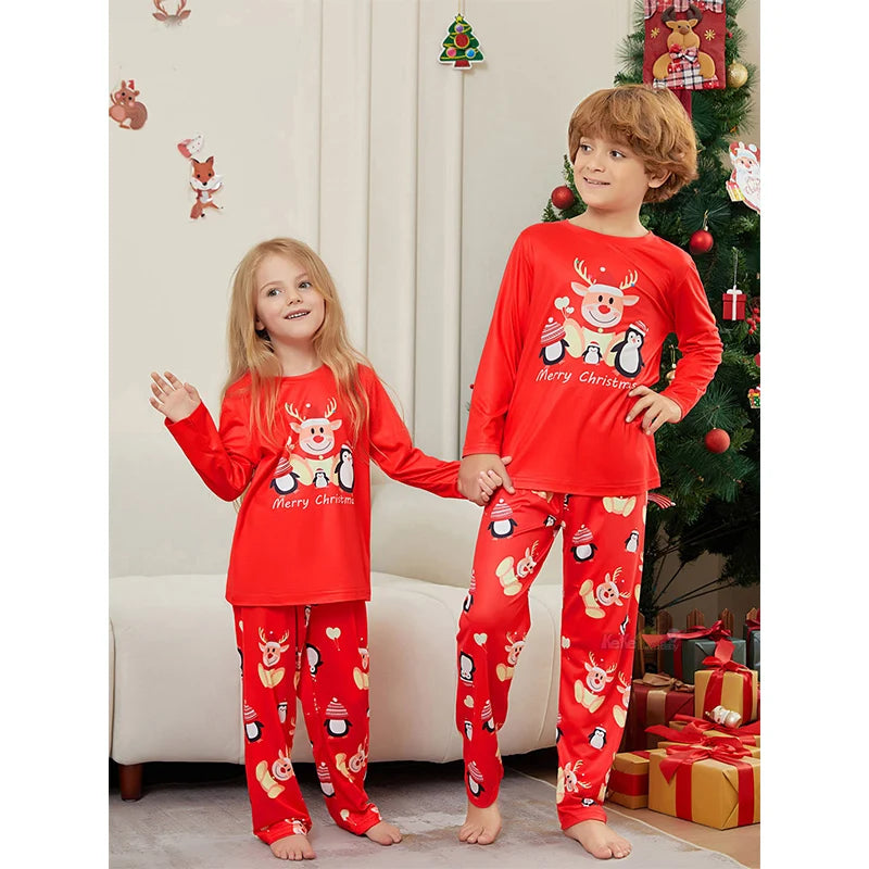 Pyjamas de Noël Assortis pour Toute la Famille