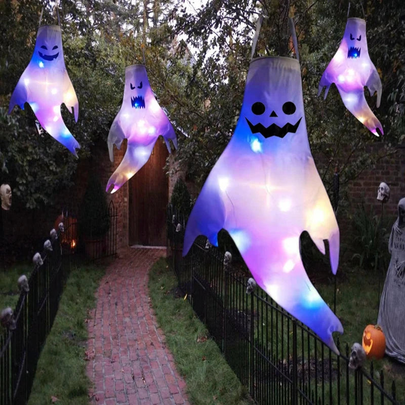 Fantôme Suspendu Lumineux LED Halloween