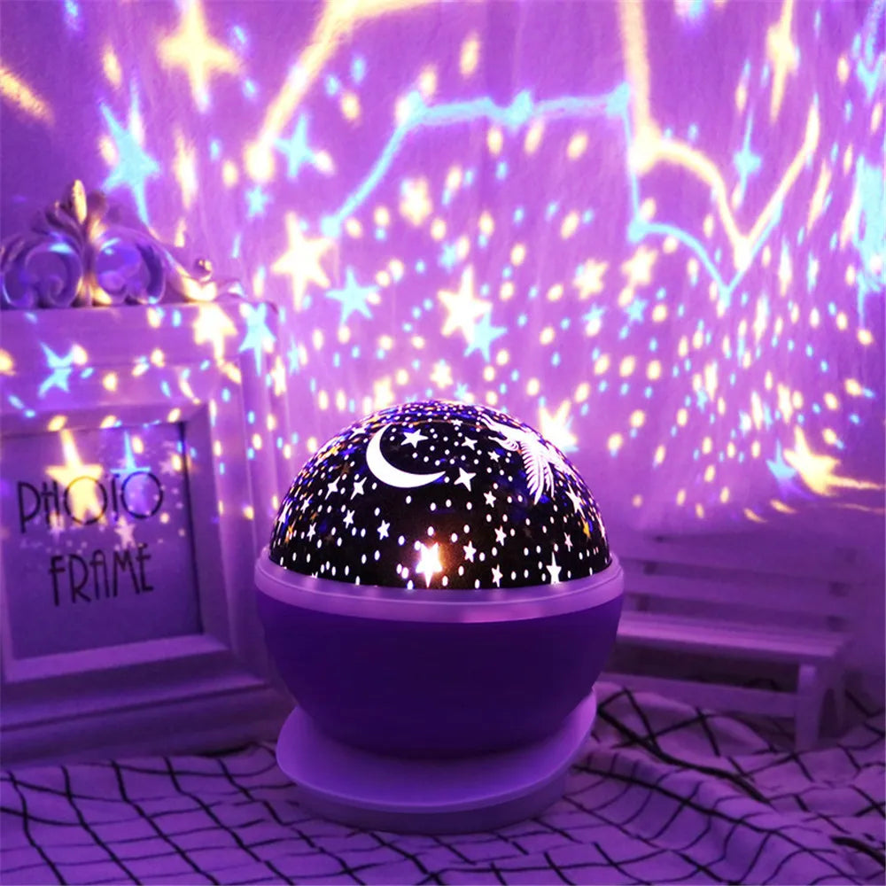 Star projector night light